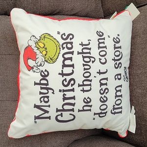 Grinch Decorative Pillow